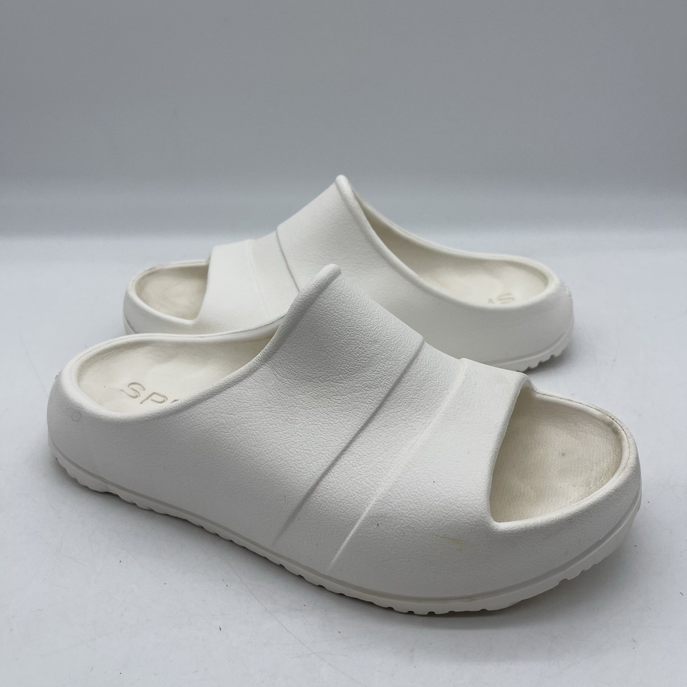 Sperry Float Slide STS24011 Men's Size 4 / Women's Size 6 Slip On Sandals White